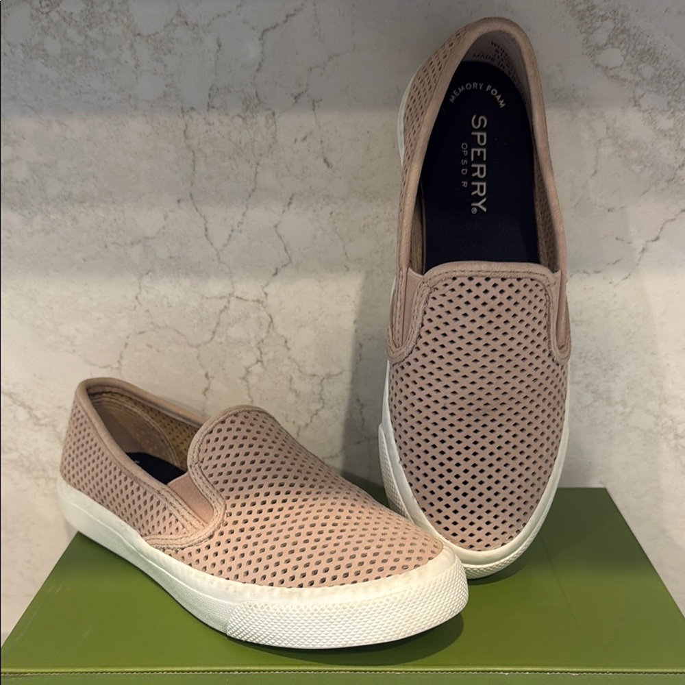 Sperry Pink Slip-On Sneakers